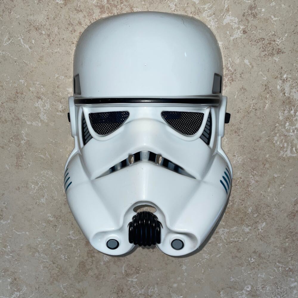 CHILD STAR WARS STORMTROOPER 1/2 MASK HALLOWEEN COSTUME NEW